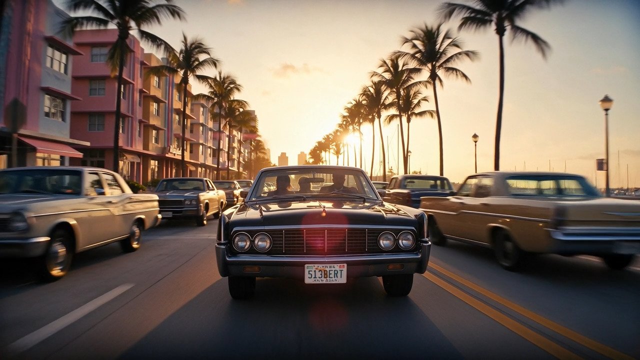 Vice City commercial hero frame